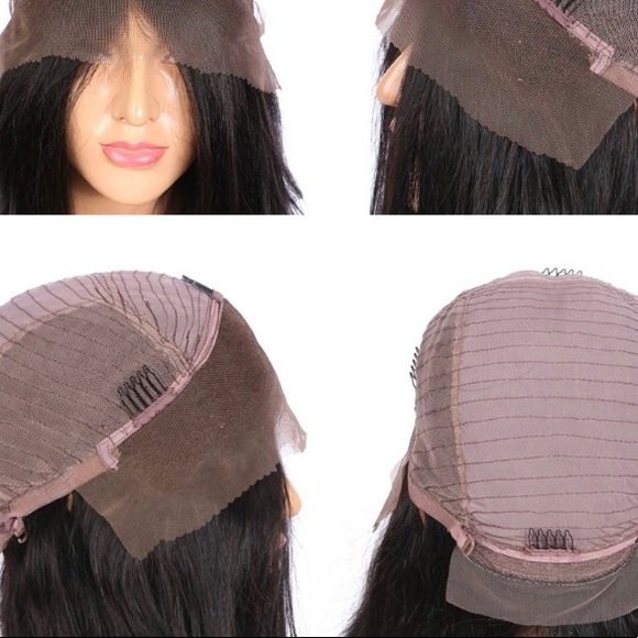?BELLA 14” 100%HUMAN BRAZILIAN LACEFRONT BOB WIG main image 4